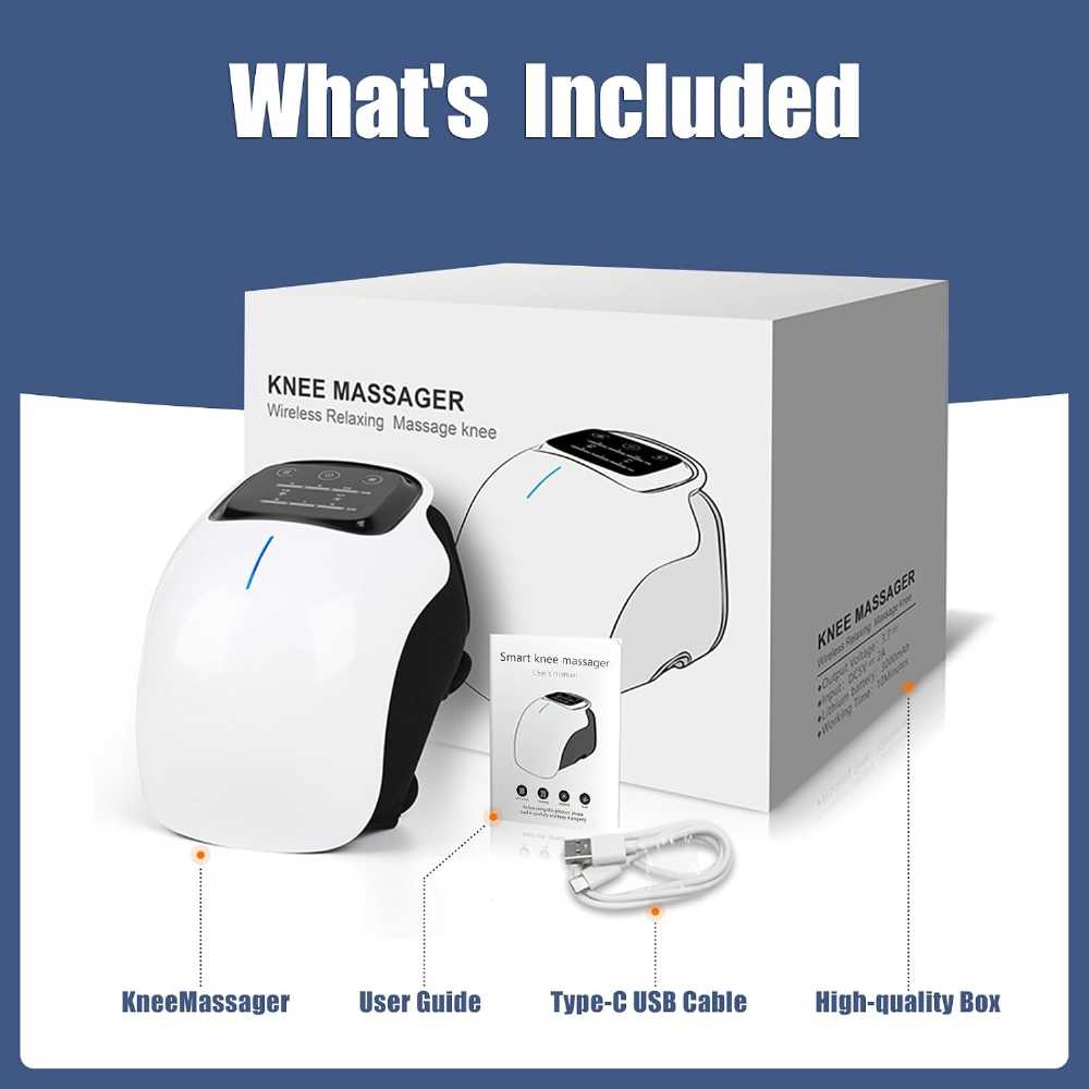 Cordless Knee Pain Massager | جهاز تدليك الركبة اللاسلكي لتخفيف الألم