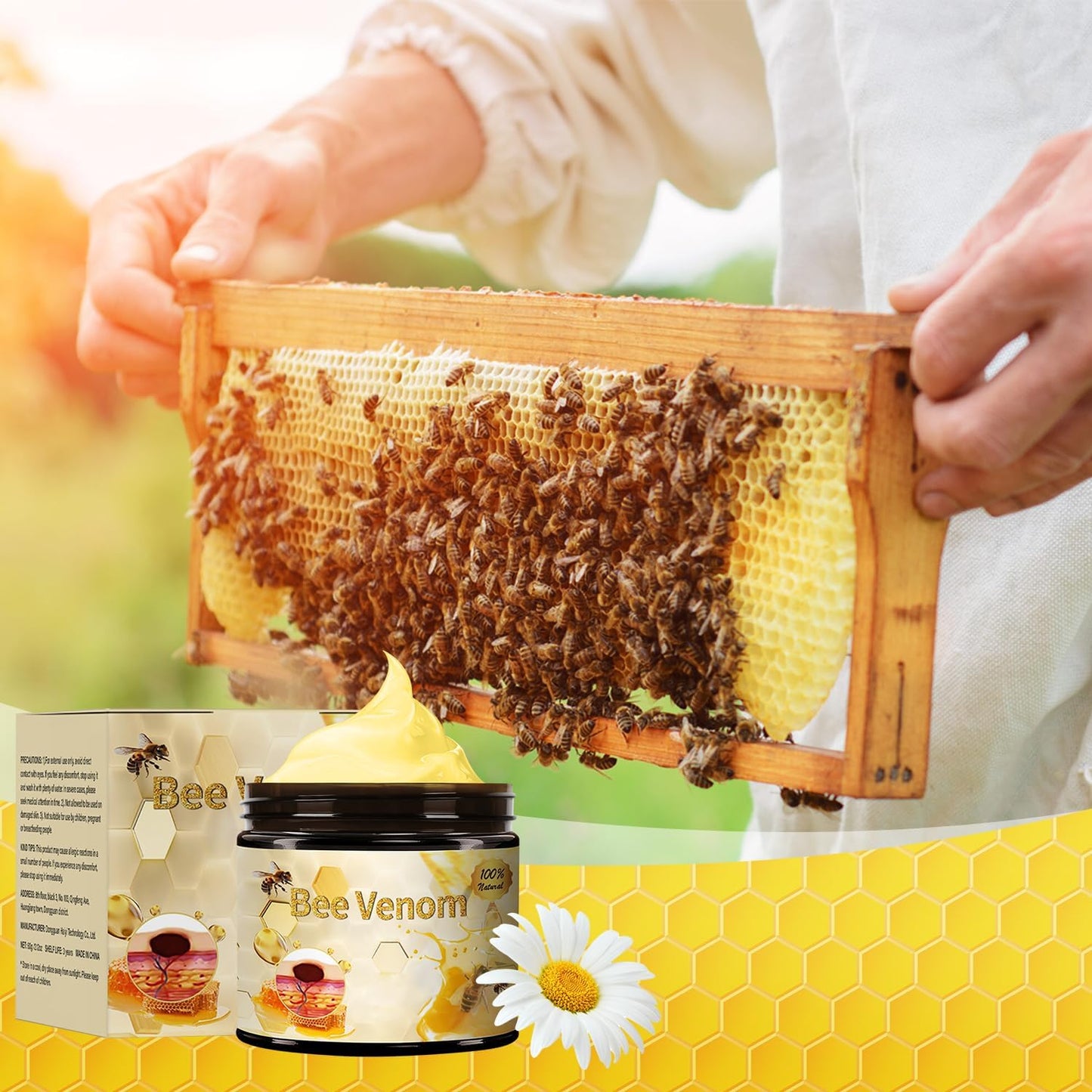 كريم إصلاح البشرة بسم النحل | Bee Venom Skin Repair Cream