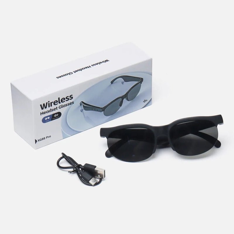 Wireless Headset Glasses | نظارات سماعة لاسلكية ذكية