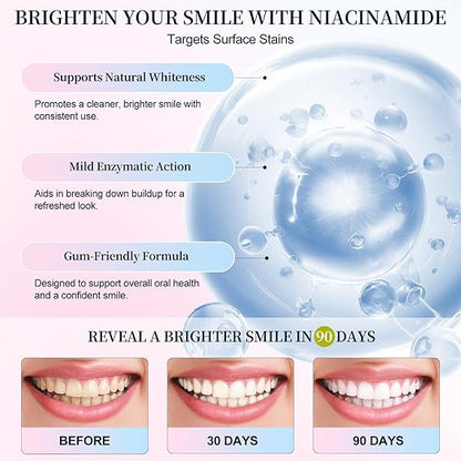 Nicotinamide Whitening Toothpaste - 100G | معجون أسنان بالنيكوتيناميد لتبييض الأسنان – 100 جم
