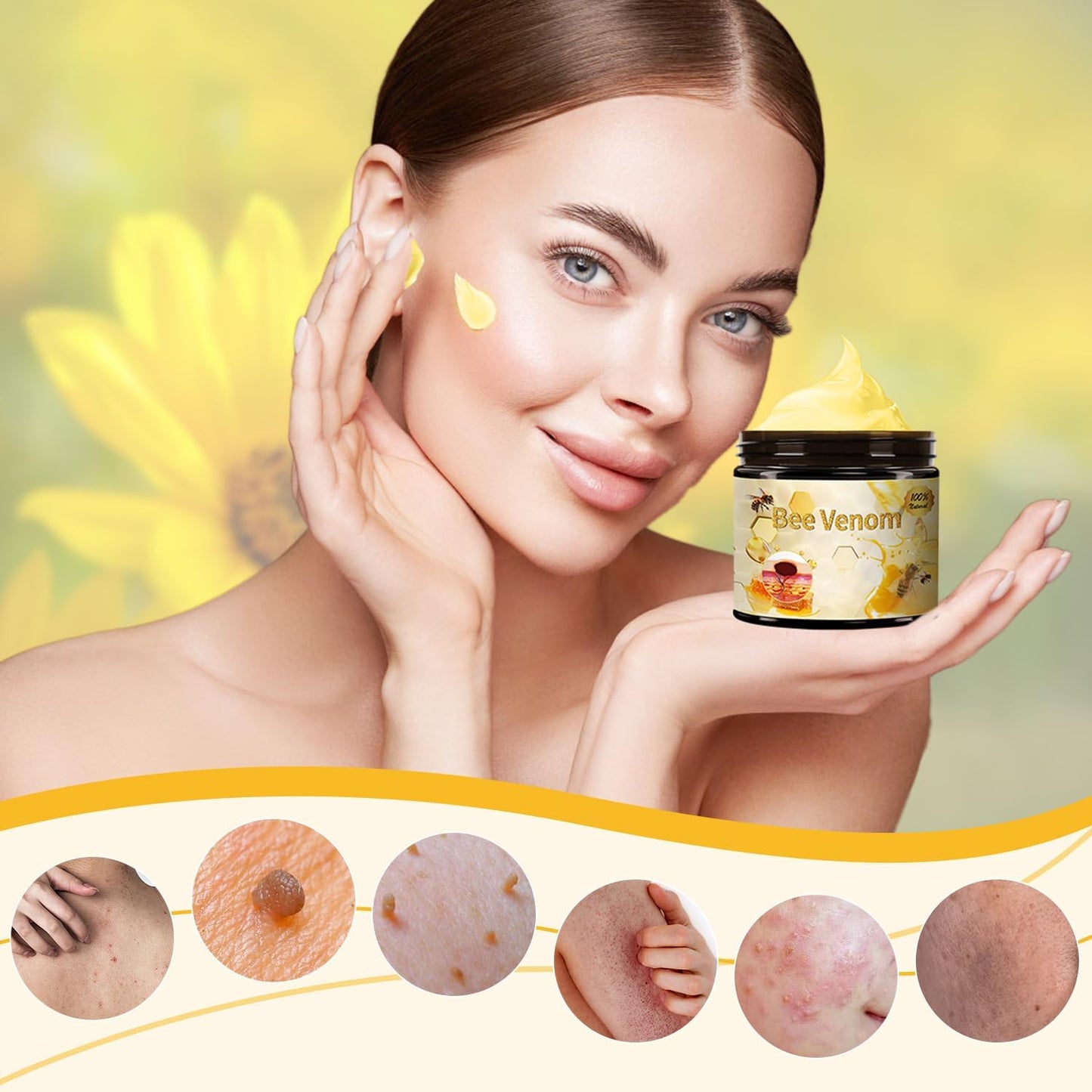 كريم إصلاح البشرة بسم النحل | Bee Venom Skin Repair Cream