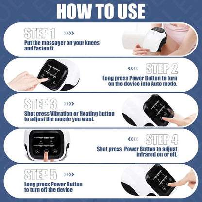 Cordless Knee Pain Massager | جهاز تدليك الركبة اللاسلكي لتخفيف الألم