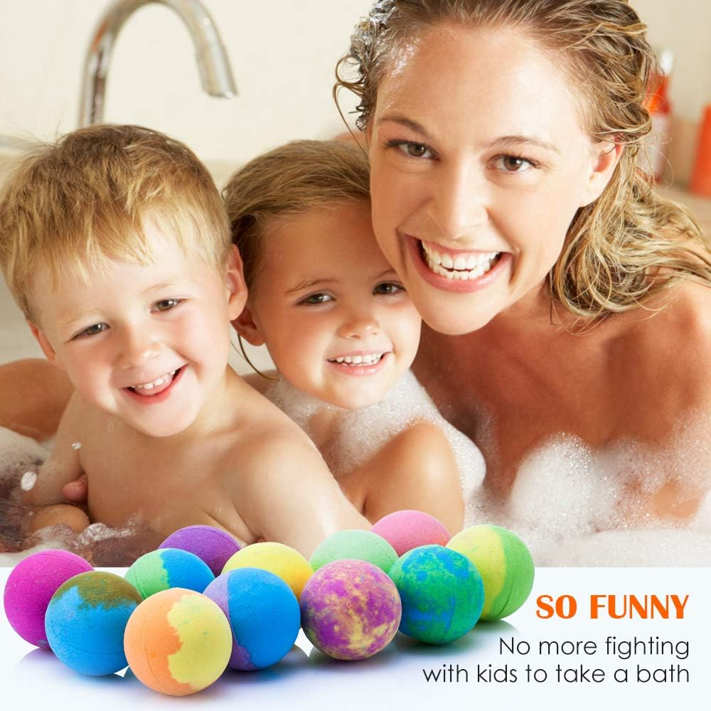 Bath Bombs for Kids with Toys | كرات استحمام للأطفال مع ألعاب مفاجأة