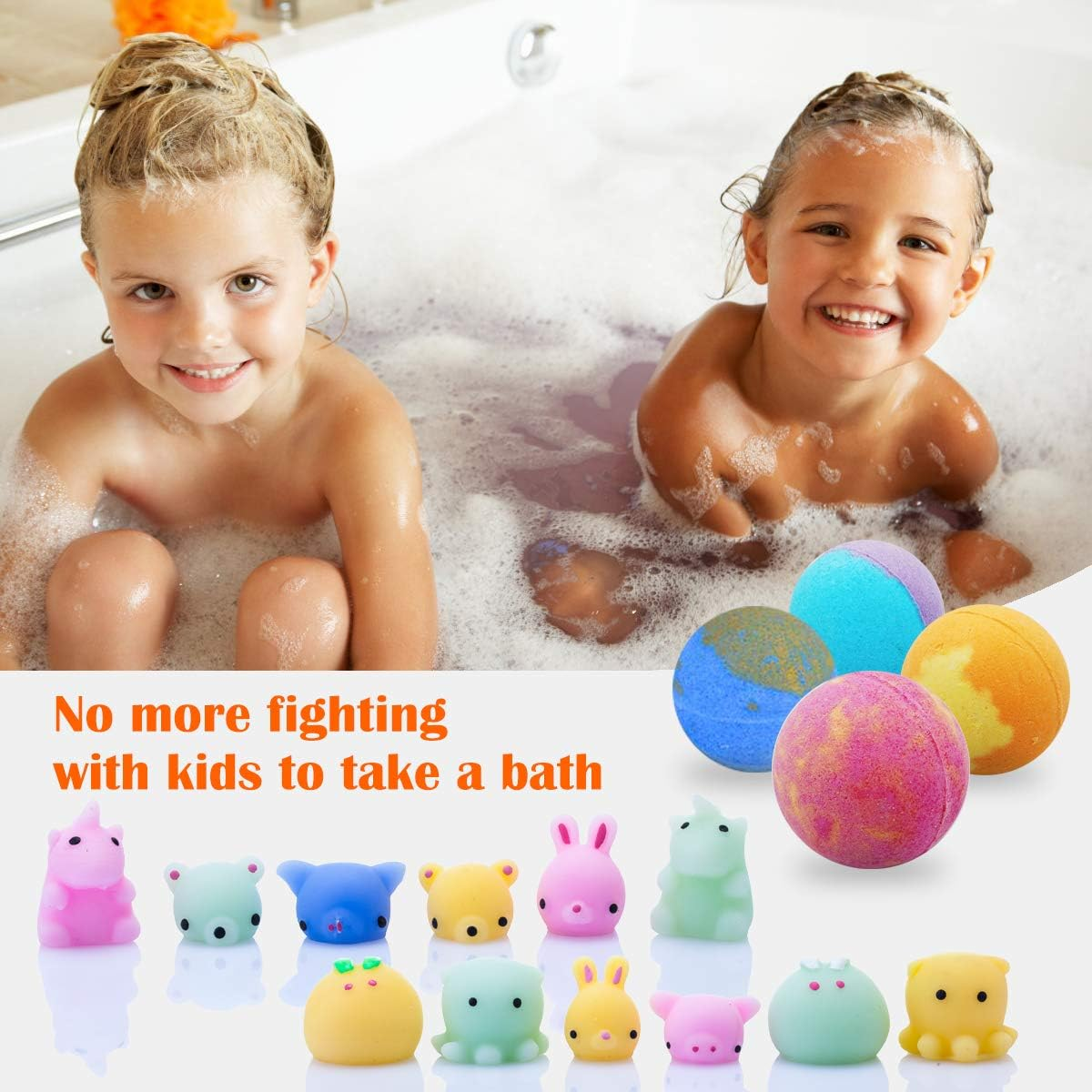 Bath Bombs for Kids with Toys | كرات استحمام للأطفال مع ألعاب مفاجأة