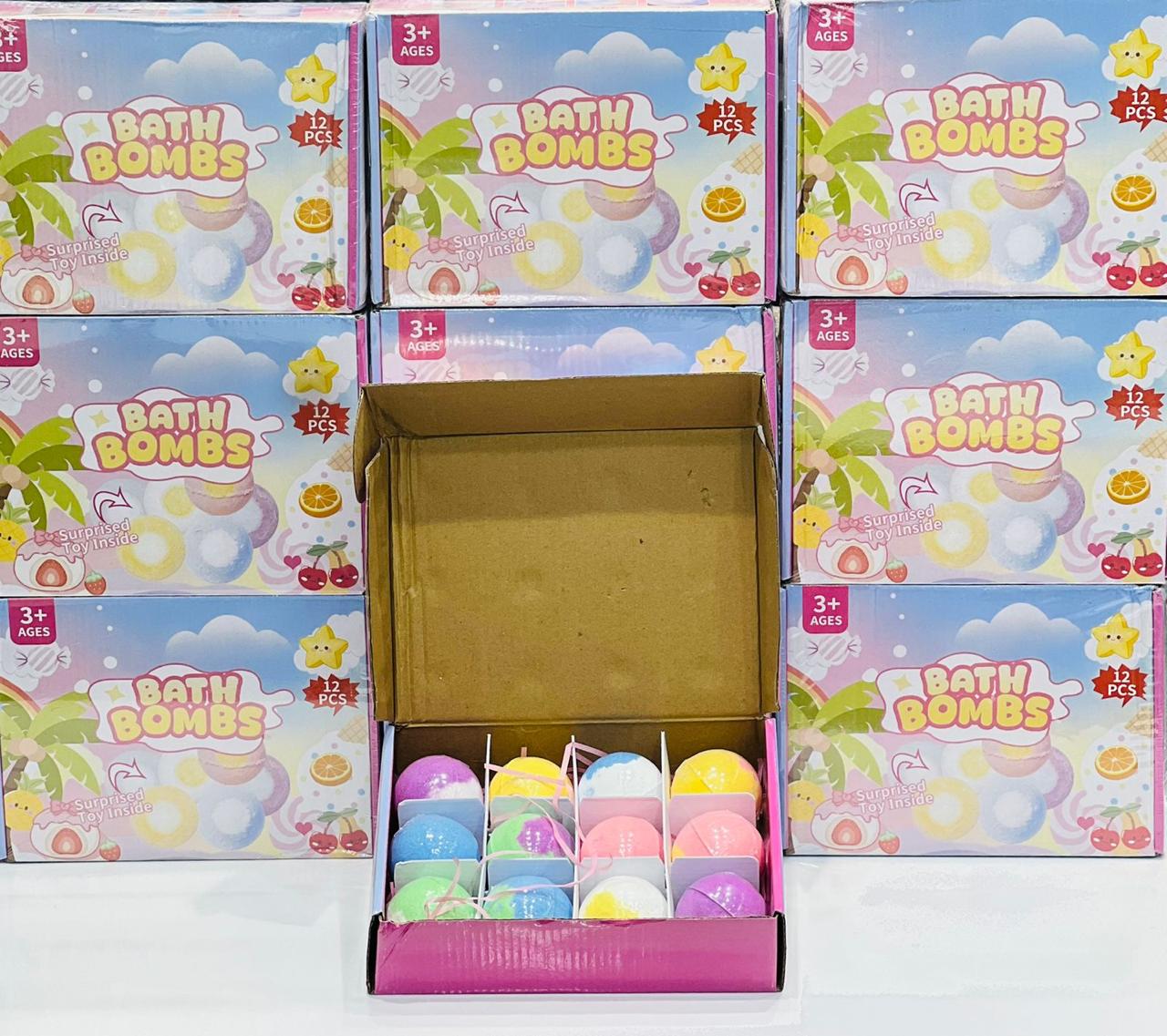 Bath Bombs for Kids with Toys | كرات استحمام للأطفال مع ألعاب مفاجأة