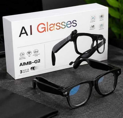 AI Smart Glasses with 8MP Camera